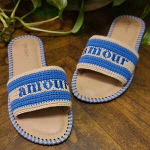On 34th Madelyn'Amour' Slide Sandals